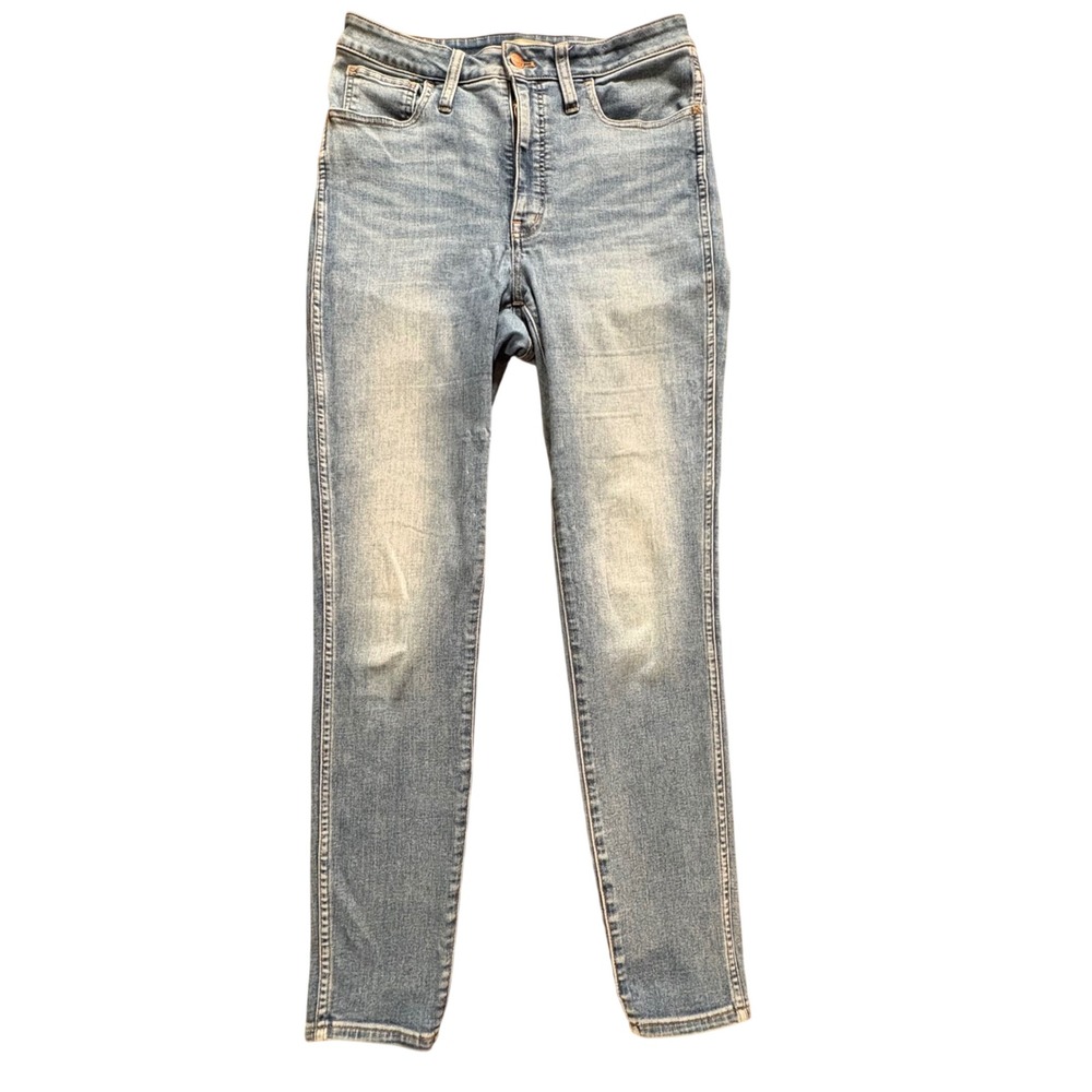 Madewell Curvy Roadtripper Jeans Women 30T Light Blue Excellent High Rise Skinny